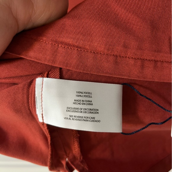 NWT GAP Women's Tencel Dress Chili Oil Size Small - Picture 6 of 7